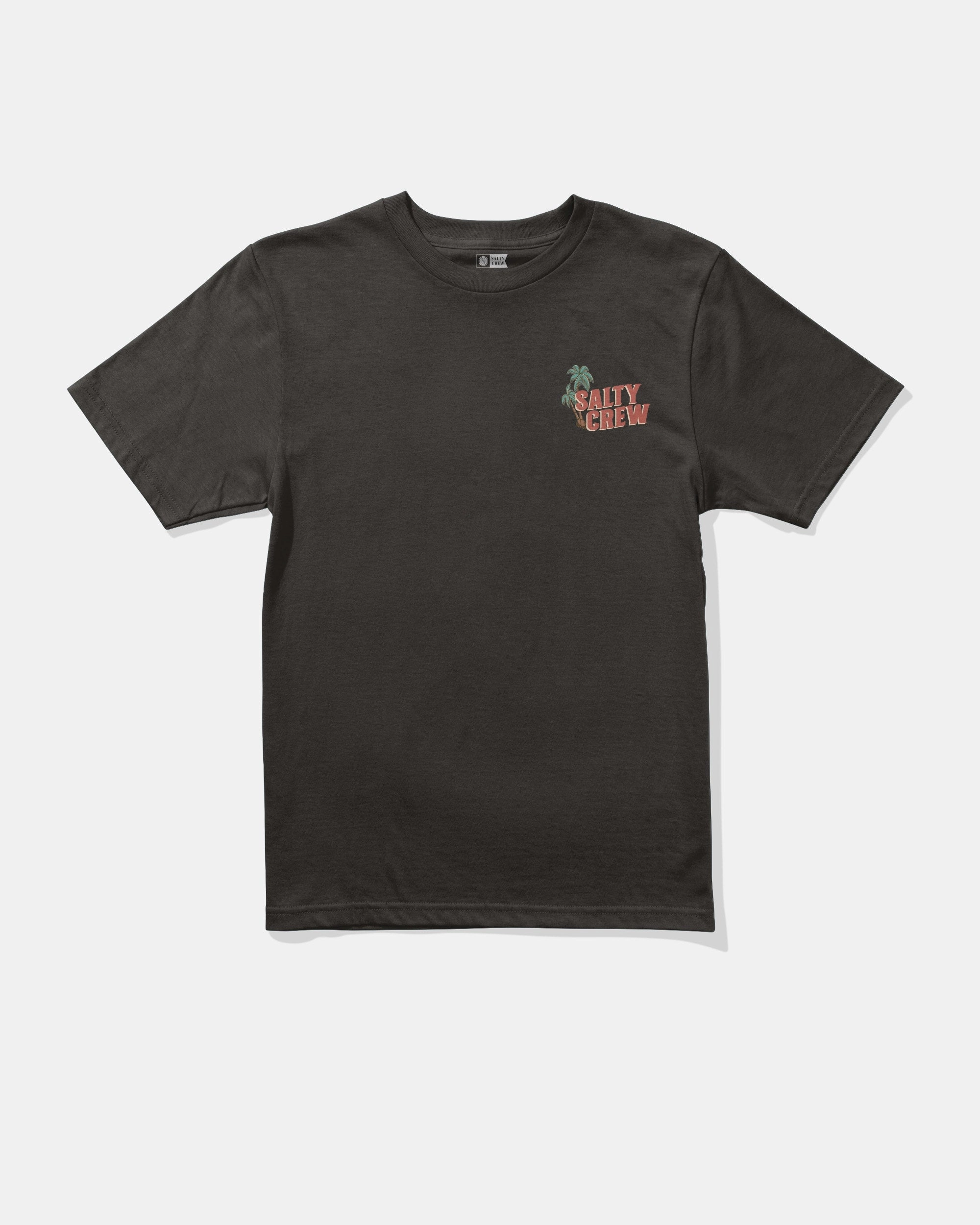 Airflow Weave Pattern Shipwrecks  Ss Tee Kids - Black