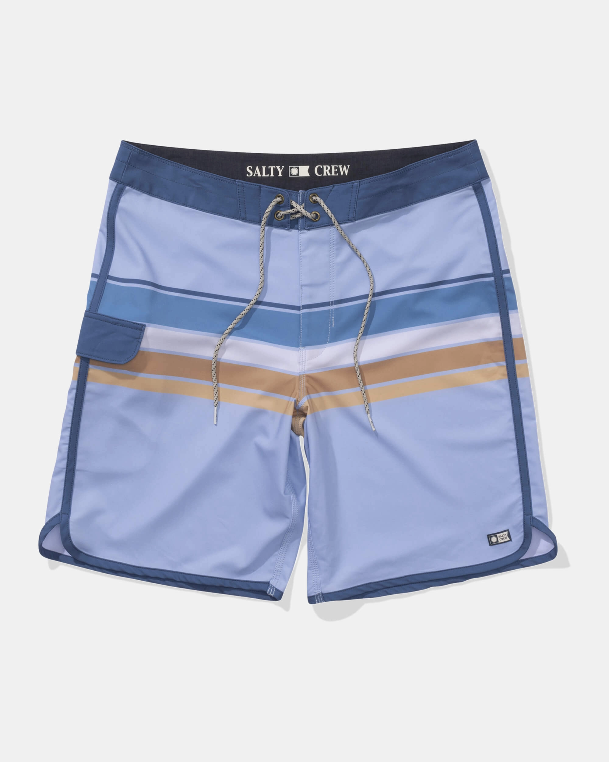 Seaside Getaway Lateral Line Boardshort - Light Blue