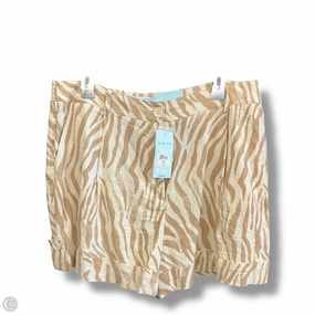 Shorts By Clothes Mentor In Brown & Cream, Size: 12 DoubleStitchReinforcement