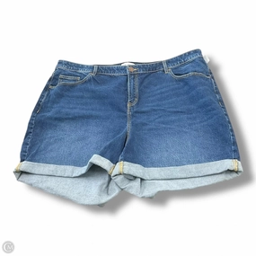 Shorts By Lane Bryant In Blue Denim, Size: 22 QuickReleaseClosures Soft Jersey