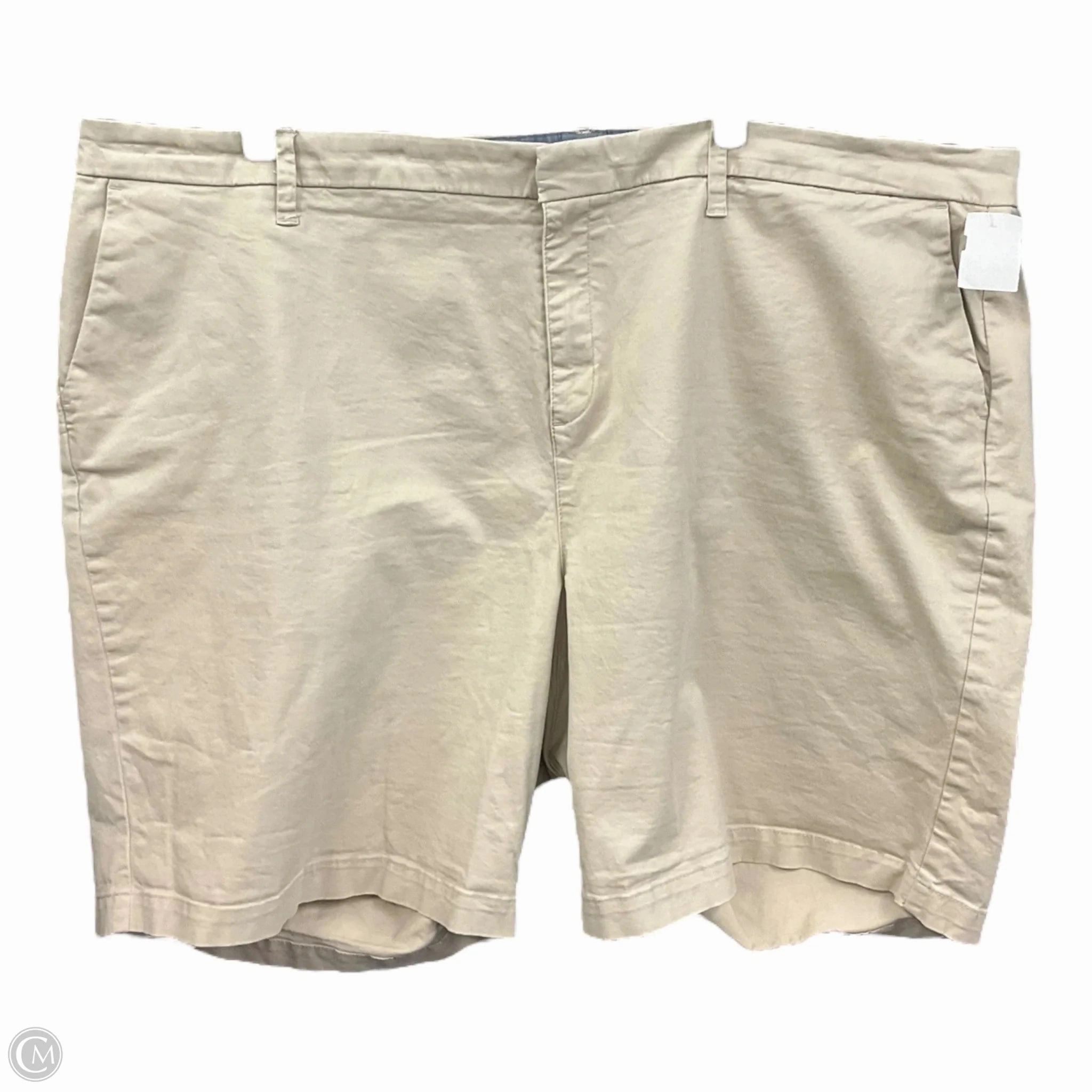 Shorts Designer By Tommy Hilfiger In Tan, Size: 22 Sharp Edge MinimalistDesign