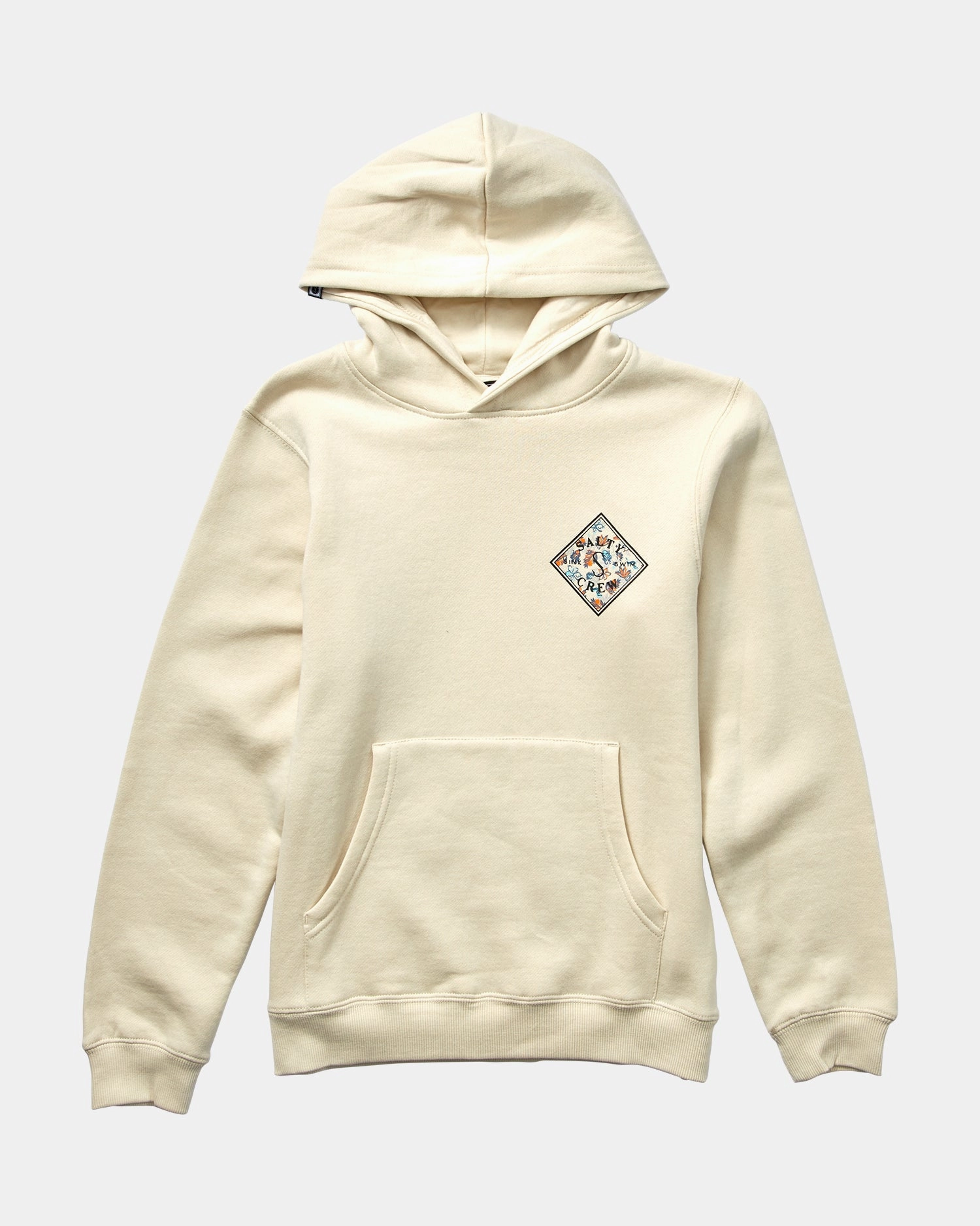 Choppy Tippet  Hood Fleece Kids - Bone Casual Friday wear