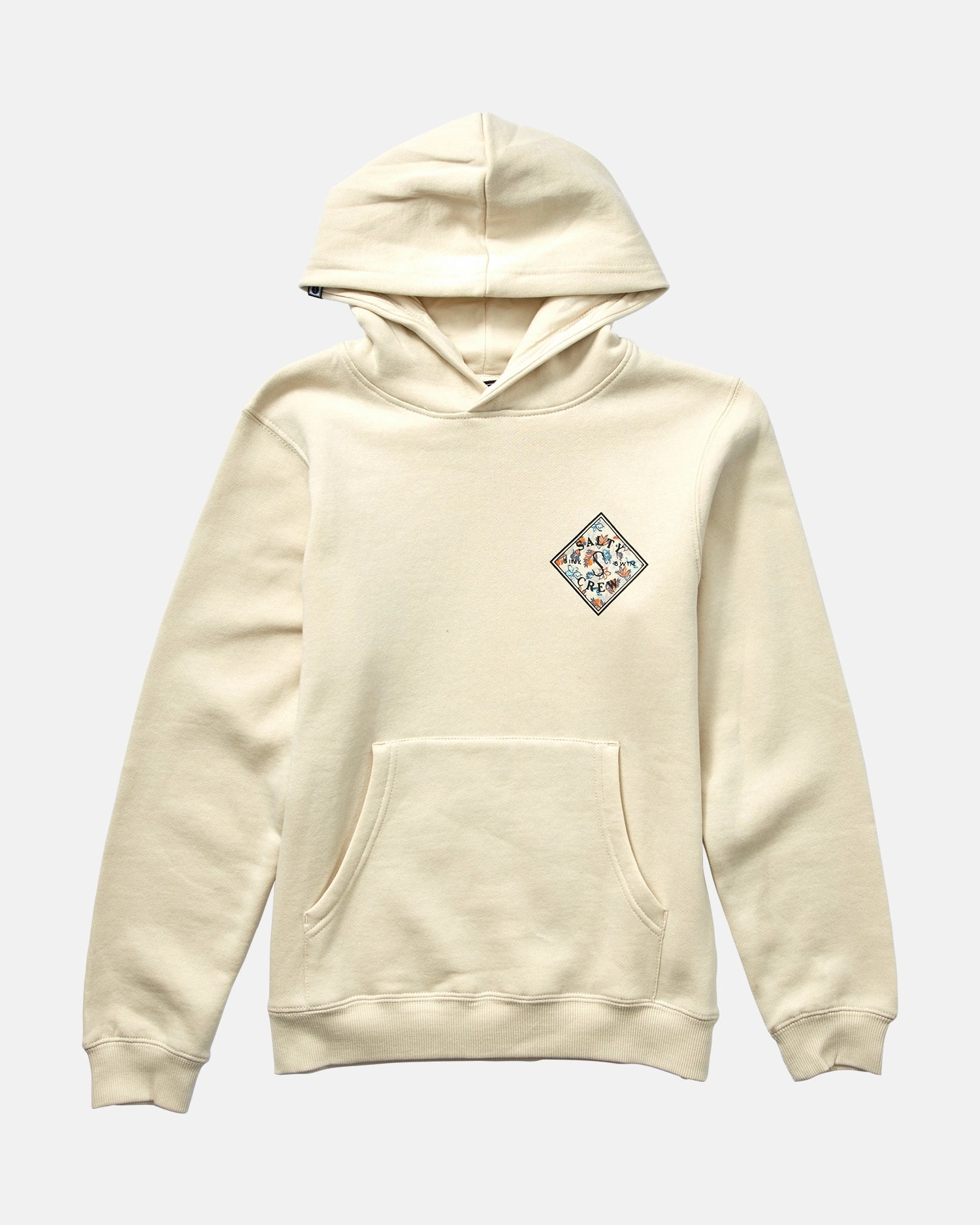 Choppy Tippet  Hood Fleece Kids - Bone solo adventure