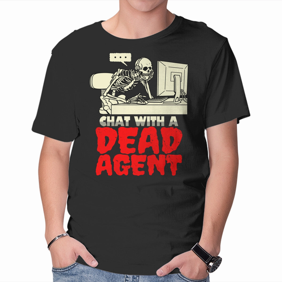 Chat With A Dead Agent Summer Ready MicroPiqueKnit