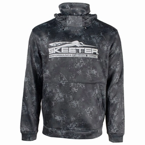 Skeeter AFTCO Charcoal Acid Camo Reaper Sweatshirt Owl like