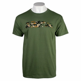 Modern Trend Look Plus size clothing Skeeter Camo Imprinted Tee