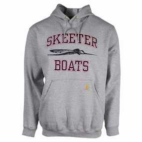 Skeeter Carhartt Hoodie - Grey Ibex like