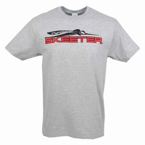 Skeeter Cotton Tee - Grey Stretch Material birthday party