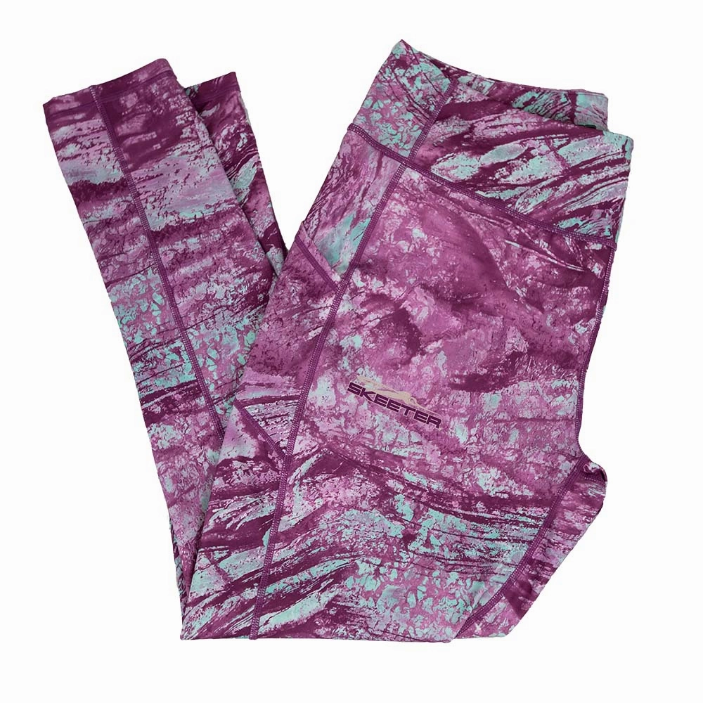 Comfortable Wear Skeeter DSG Fishing Leggings - Ocean Spray