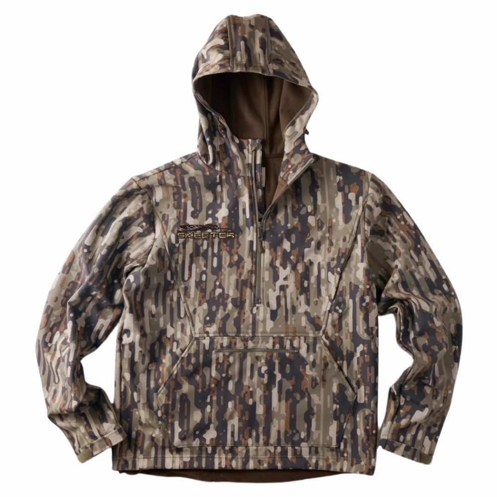 Skeeter Duck Camp Contact Softshell Hoodie Double Needle Stitching