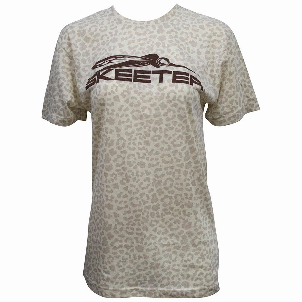 Skeeter Ladies Leopard Tee Comfy Vibe