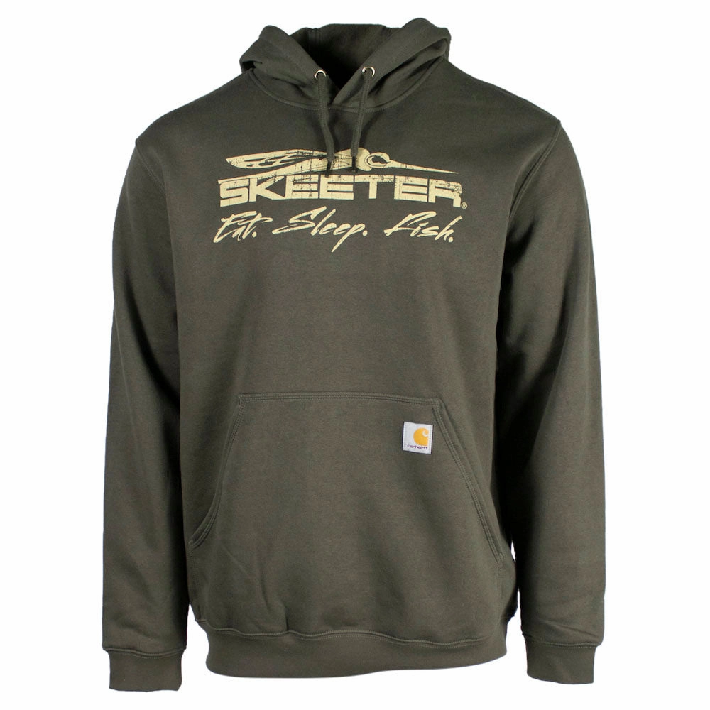 Triple Stitch Seams Skeeter Moss Carhartt Hoodie