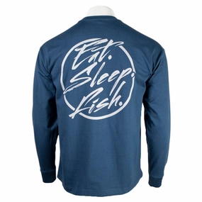 Classic Layer Skeeter Navy Heavyweight Long Sleeve Pocket Tee