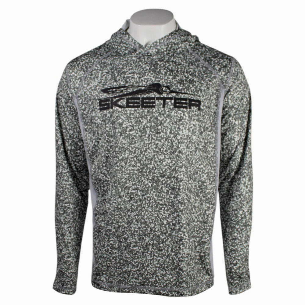 All-Season Comfort Unisex Skeeter Simms Challenger Solar Hoody Pebble Steel