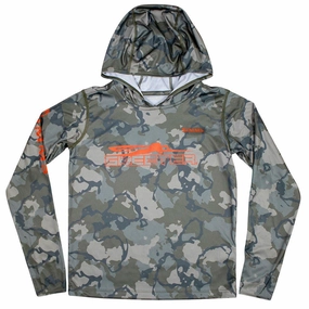 Cozy Option Skeeter Simms Kid's Camo Olive Solar Hoody