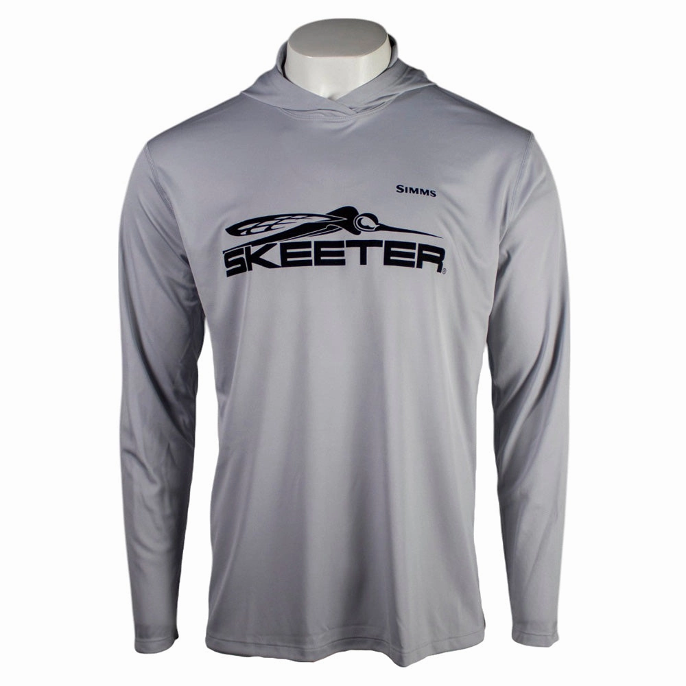 Skeeter Simms Sterling/Bass Artist Lake Series Tech Hoody minimalistic