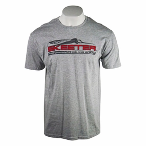 Non Restrictive Fit Soft Cotton Feel Skeeter Softstyle Tee - Grey