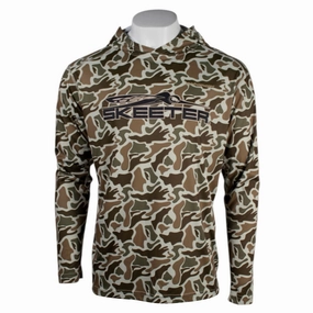 Low Carbon Skeeter Whitewater Duck Camo Sun Shirt