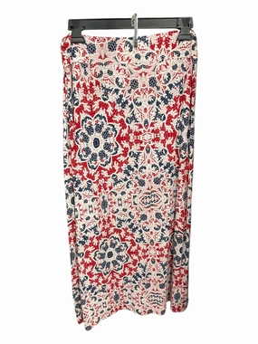 Skirt Maxi By Liz Claiborne In Red & White, Size: M Relaxed trousers