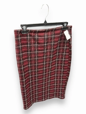 Stream Fit Senior Ease Skirt Midi By Discreet Wear In Plaid Pattern, Size: L