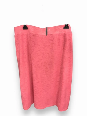 Ergonomic Cut OekoTexCertified Skirt Midi By Liz Claiborne In Coral, Size: Xl