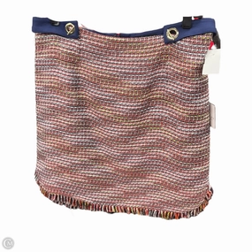 Rain Proof Fashion Layers Skirt Mini & Short By Laundry In Blue & Red & White, Size: 10