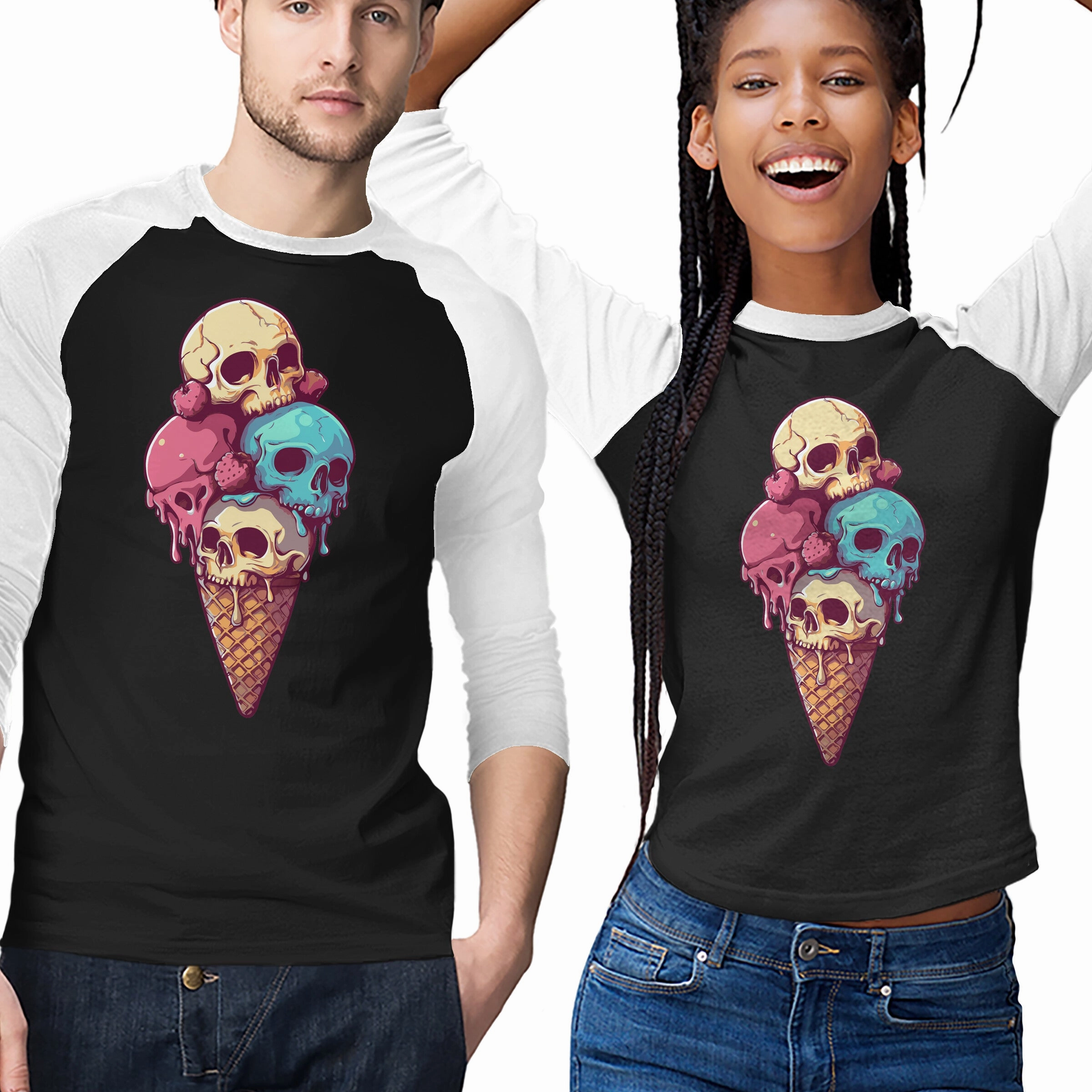 Breathable Stretch Skull Ice Cream