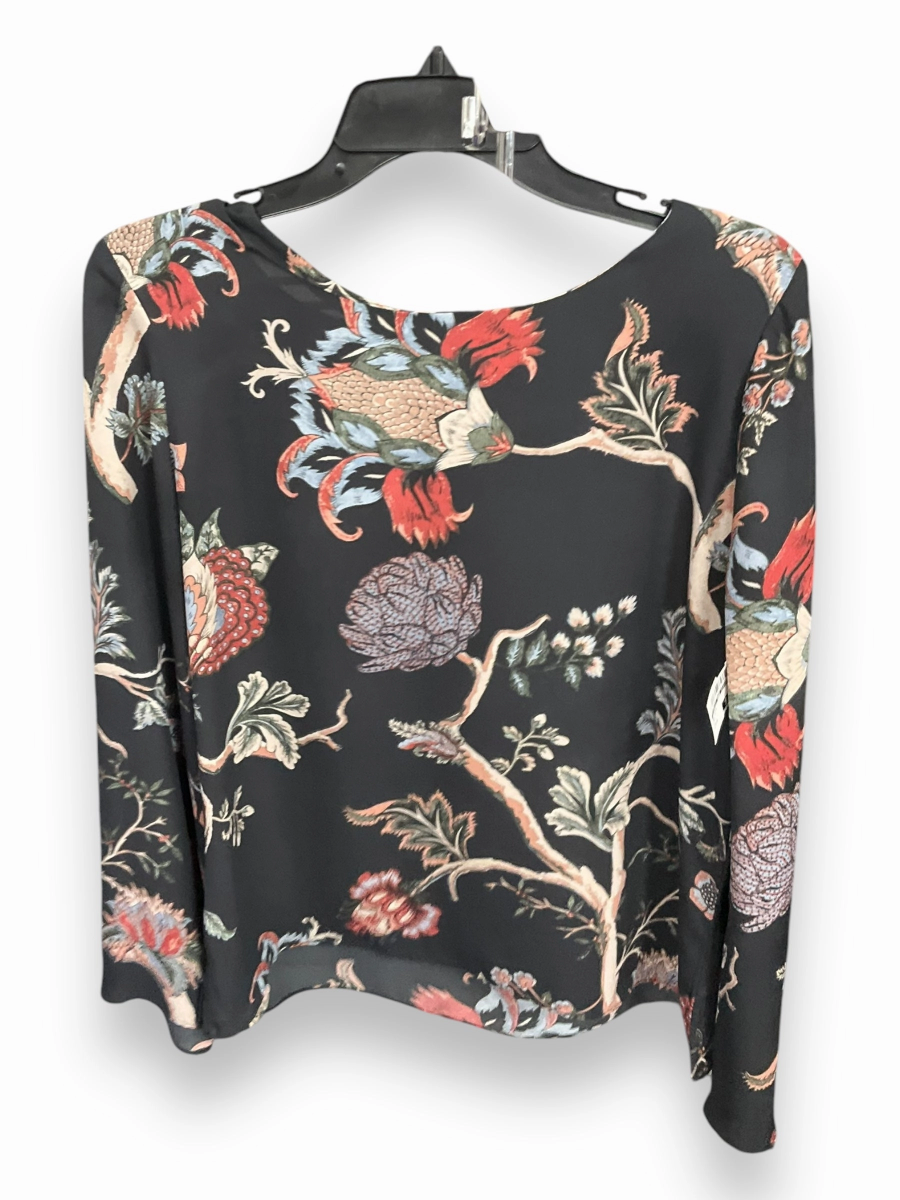 Trend Base AdjustableHemline Blouse Long Sleeve By Violet And Claire In Multi-colored, Size: M