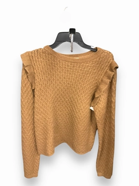 Sweater By Clothes Mentor In Brown, Size: S NonBindingCollar Casual dress