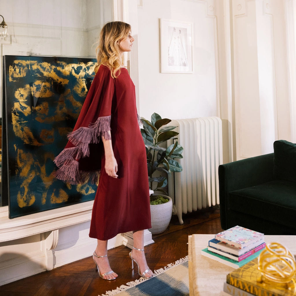 Built-In-Slip Timeless Appeal MASON by MASON'S DAUGHTER Marcia Midi Dress