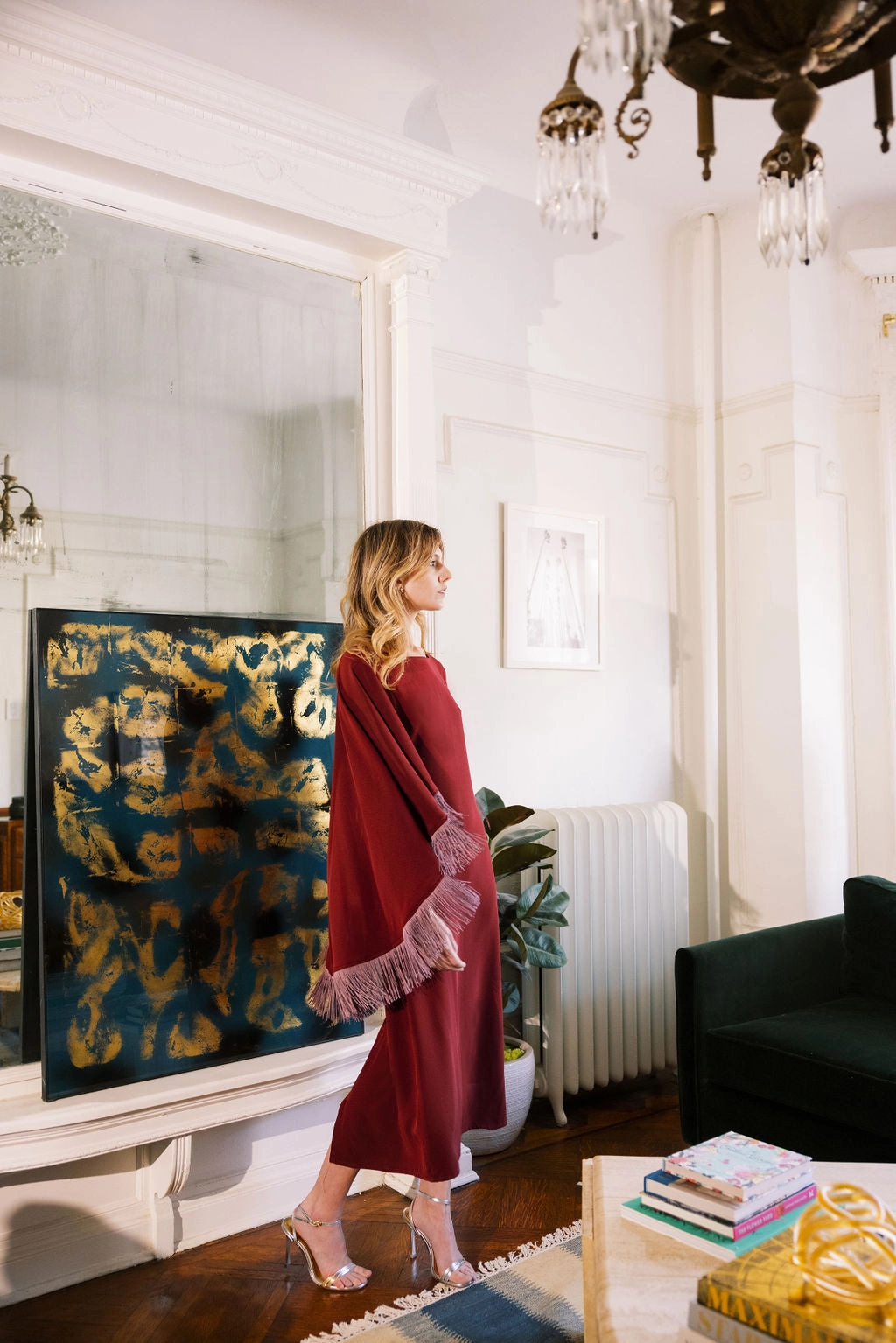 Happy Glow MASON by MASON'S DAUGHTER Marcia Midi Dress