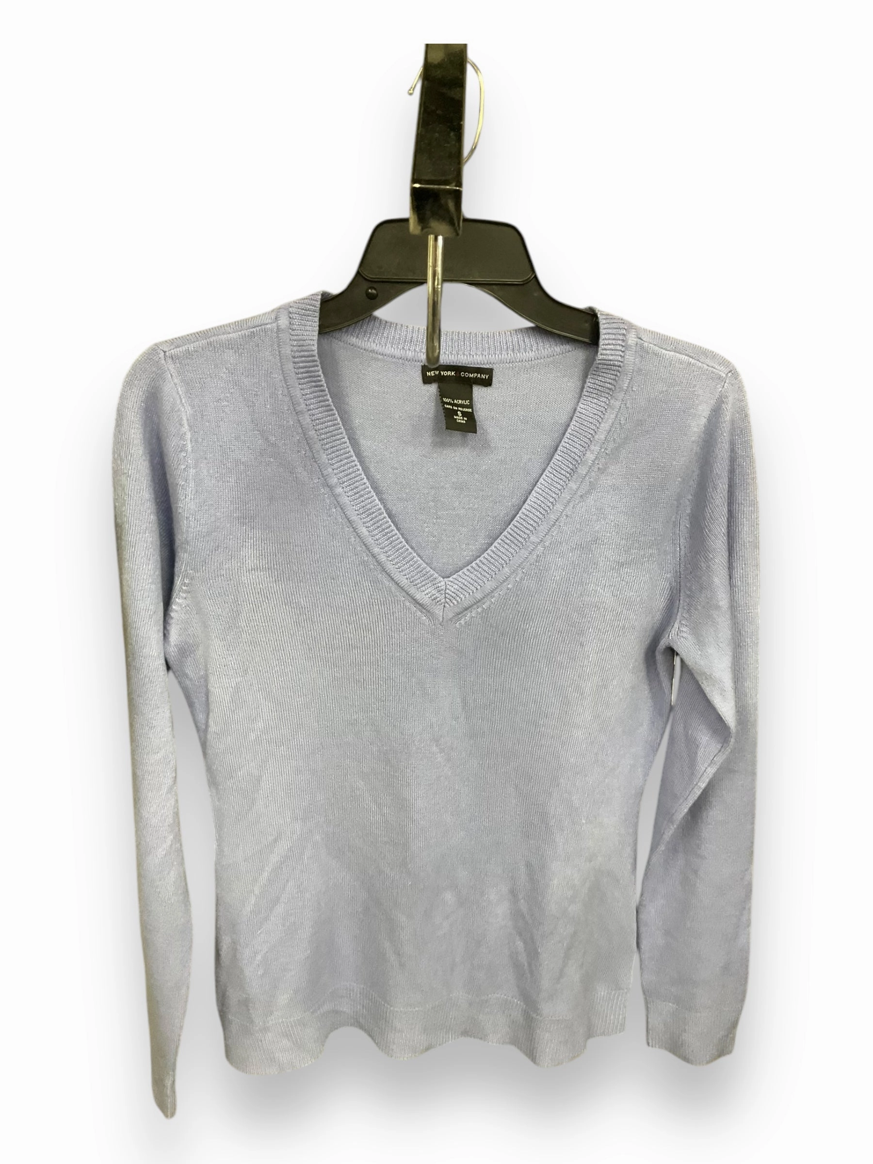 Sweater By New York And Co In Purple, Size: S fresh start Love Core