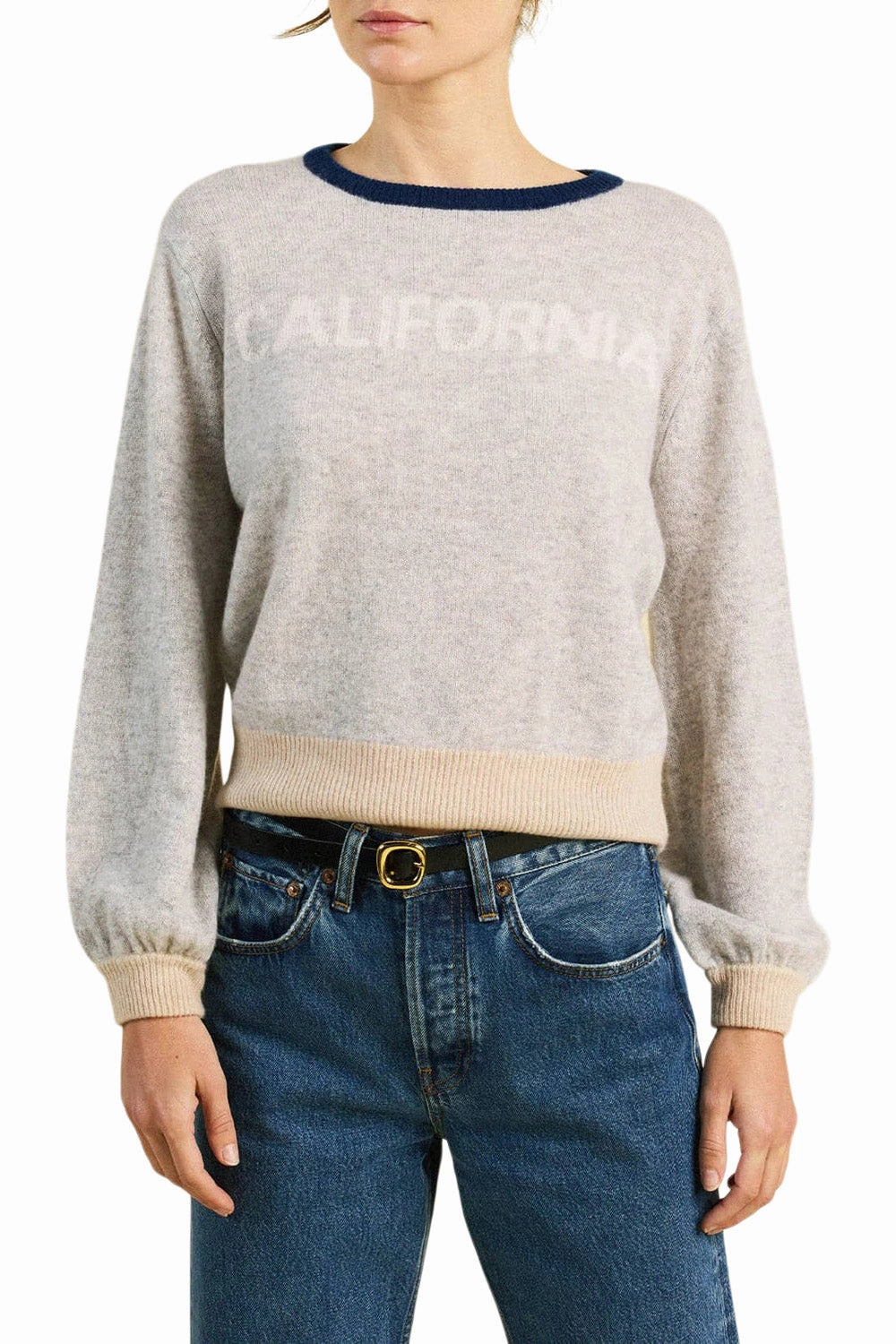 Winter Knitwear Breathable Fit Wear Trovata Birds of Paradis Ryann Sweater in Grey California