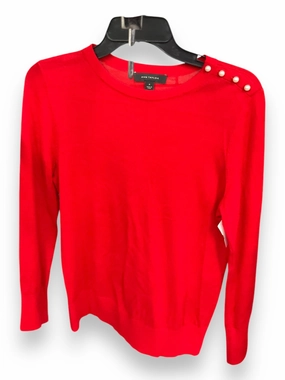 Sweater By Ann Taylor In Red, Size: M Slim Fit Jeans