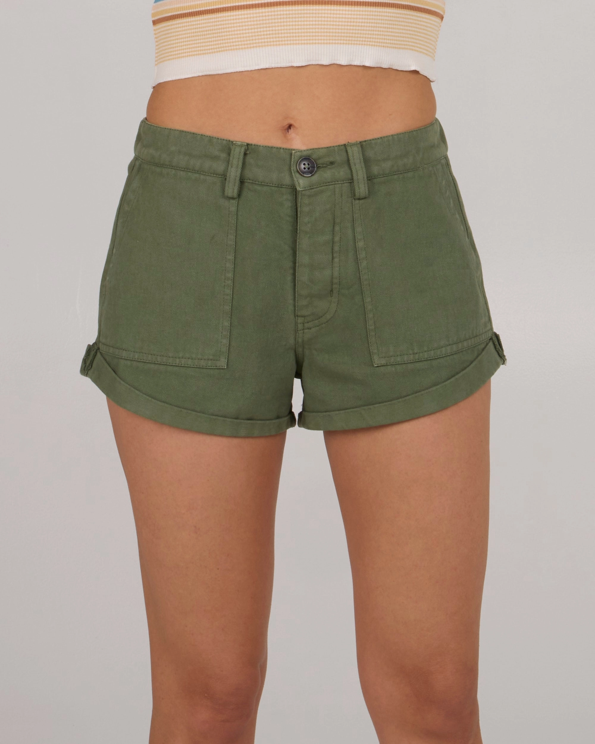 Trail Short - Olive No Bulky Feel
