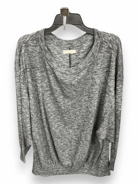NonIrritating Seams Soft Touch Top Long Sleeve By We The Free In Black & Grey, Size: S