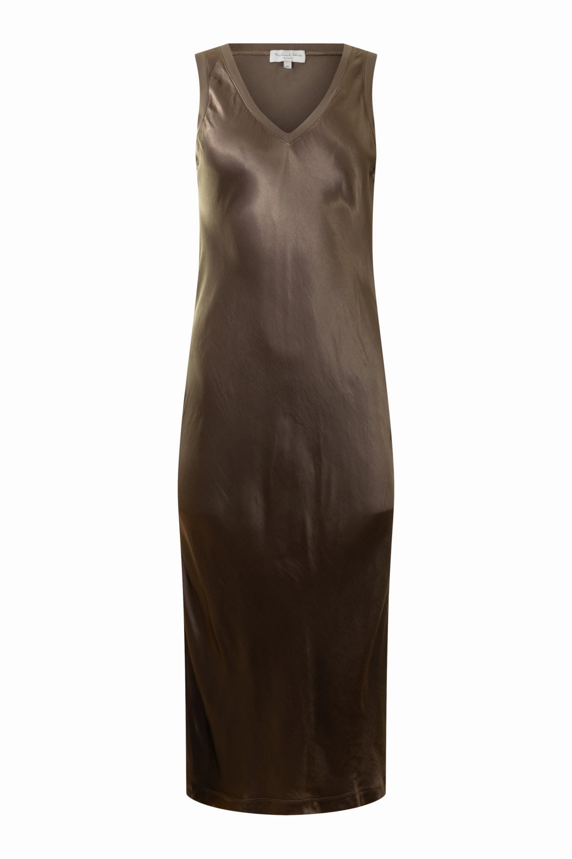 New Mood Work Option Michael Stars Randi V-neck Dress in Cobblestone