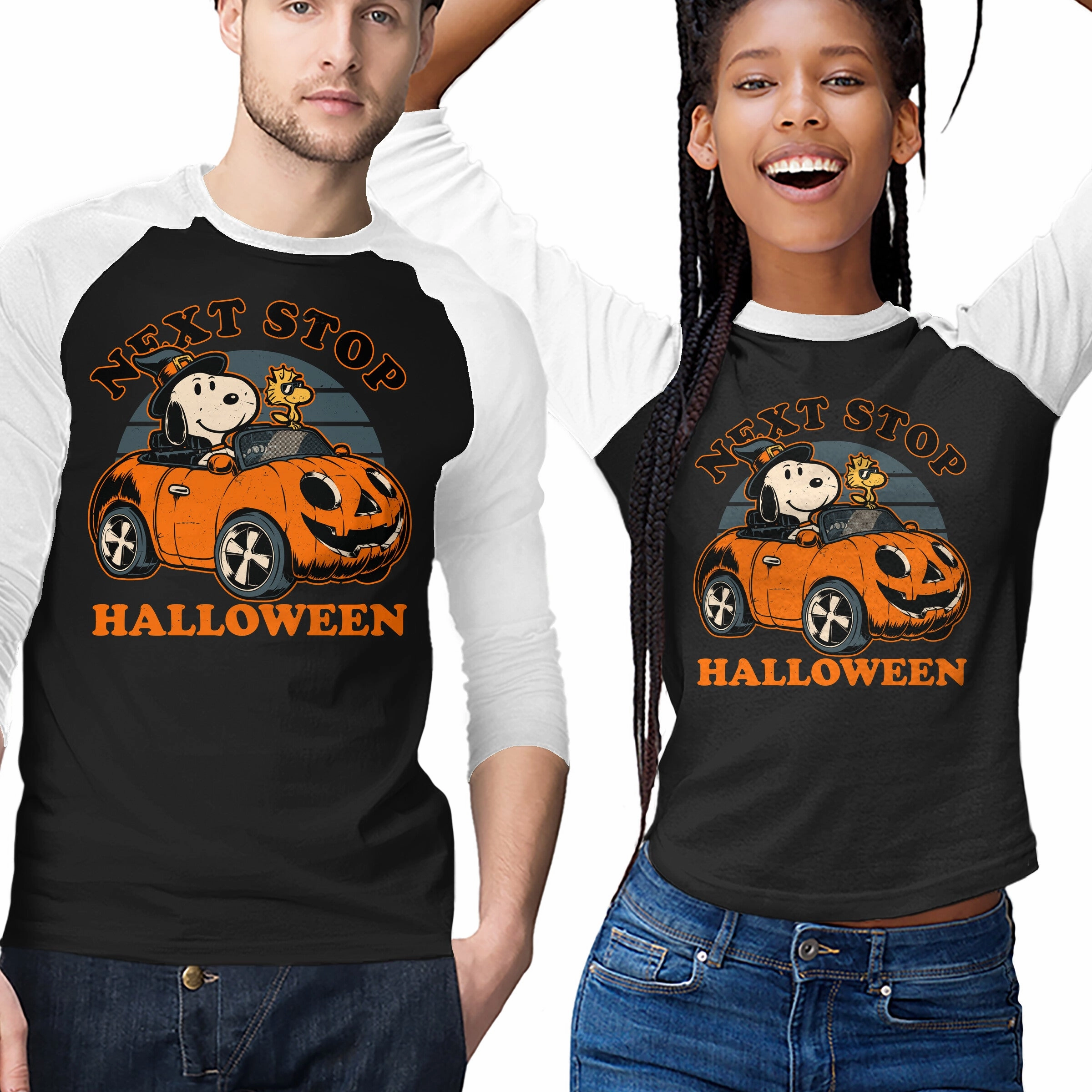 Spooky Beagle Car Breathable Cotton Fabric Fashion Comfort