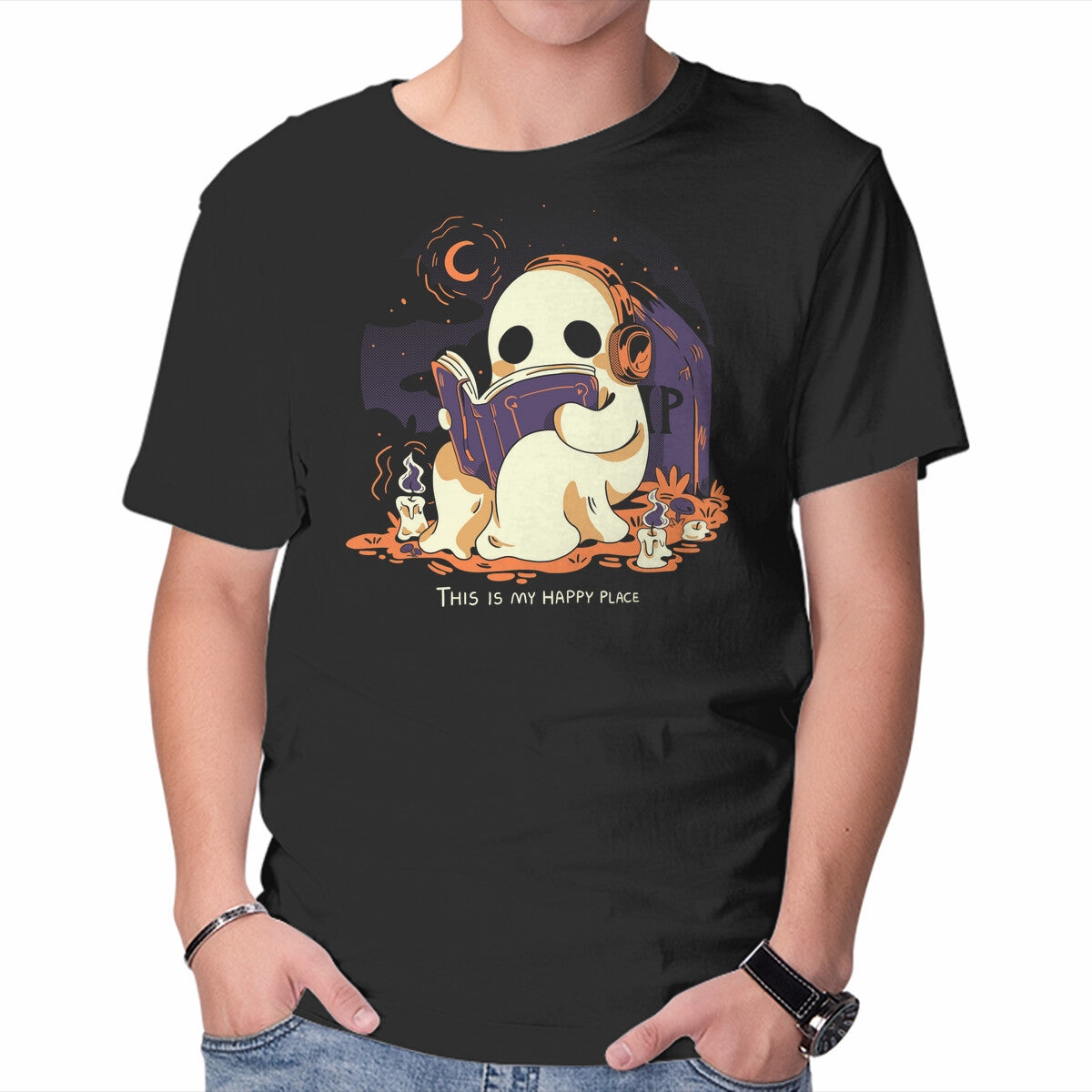 Wear Resistant Fabric Breathable Look Spooky Place