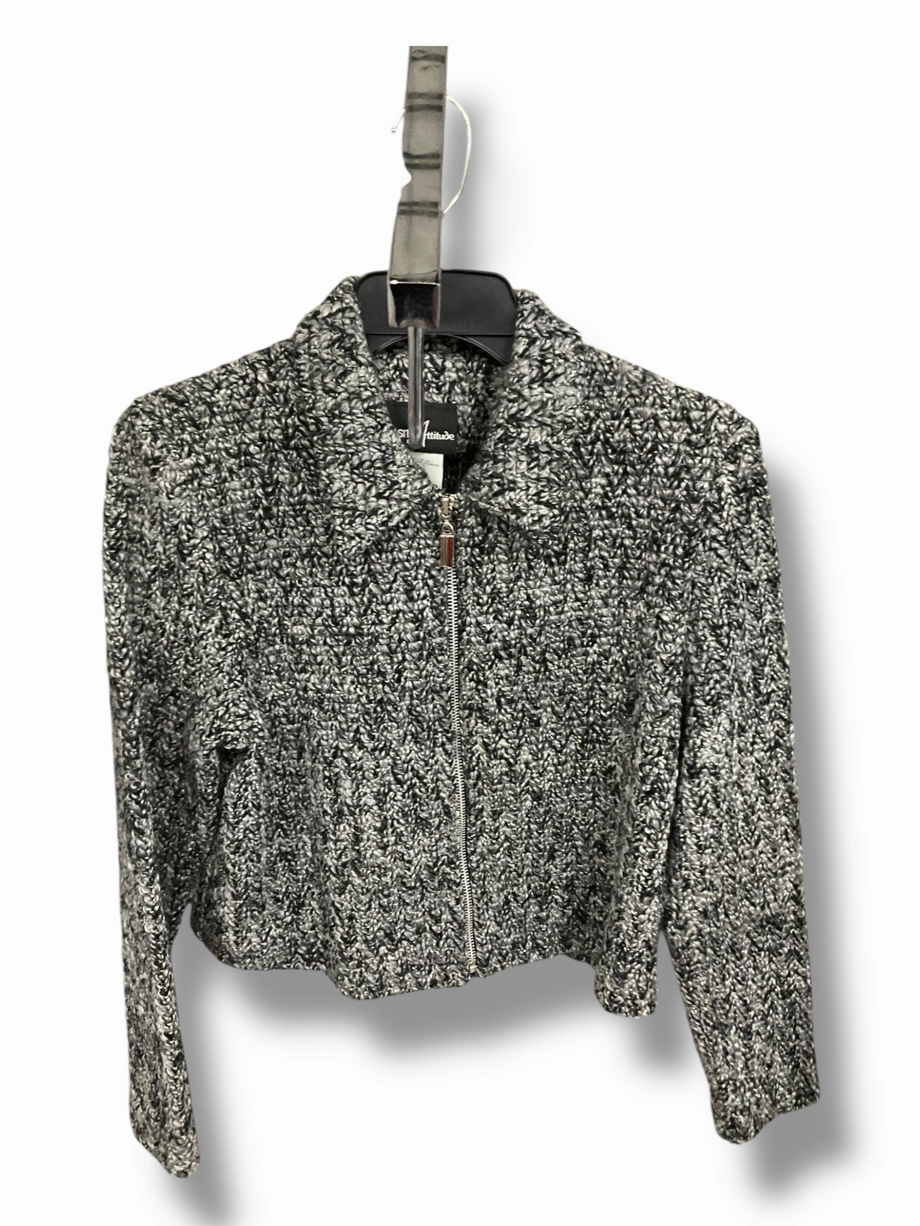 Opaque Tone Jacket Other By Positive Attitude In Grey, Size: 6