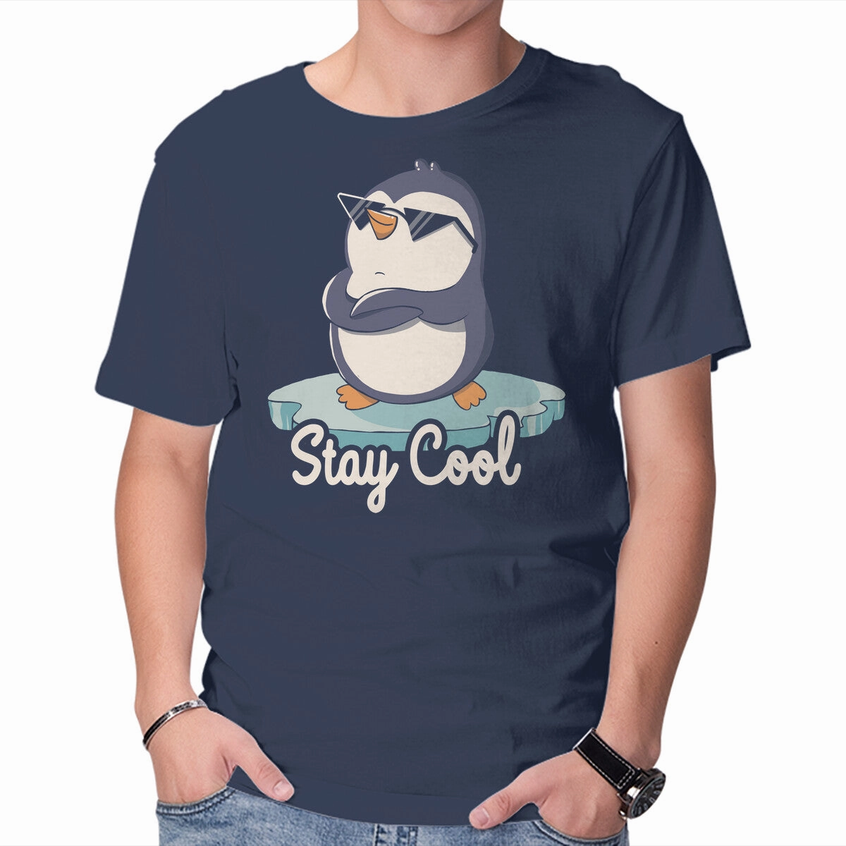 Stay Cool Funny Penguin Comfortable apparel Minimalist fashion