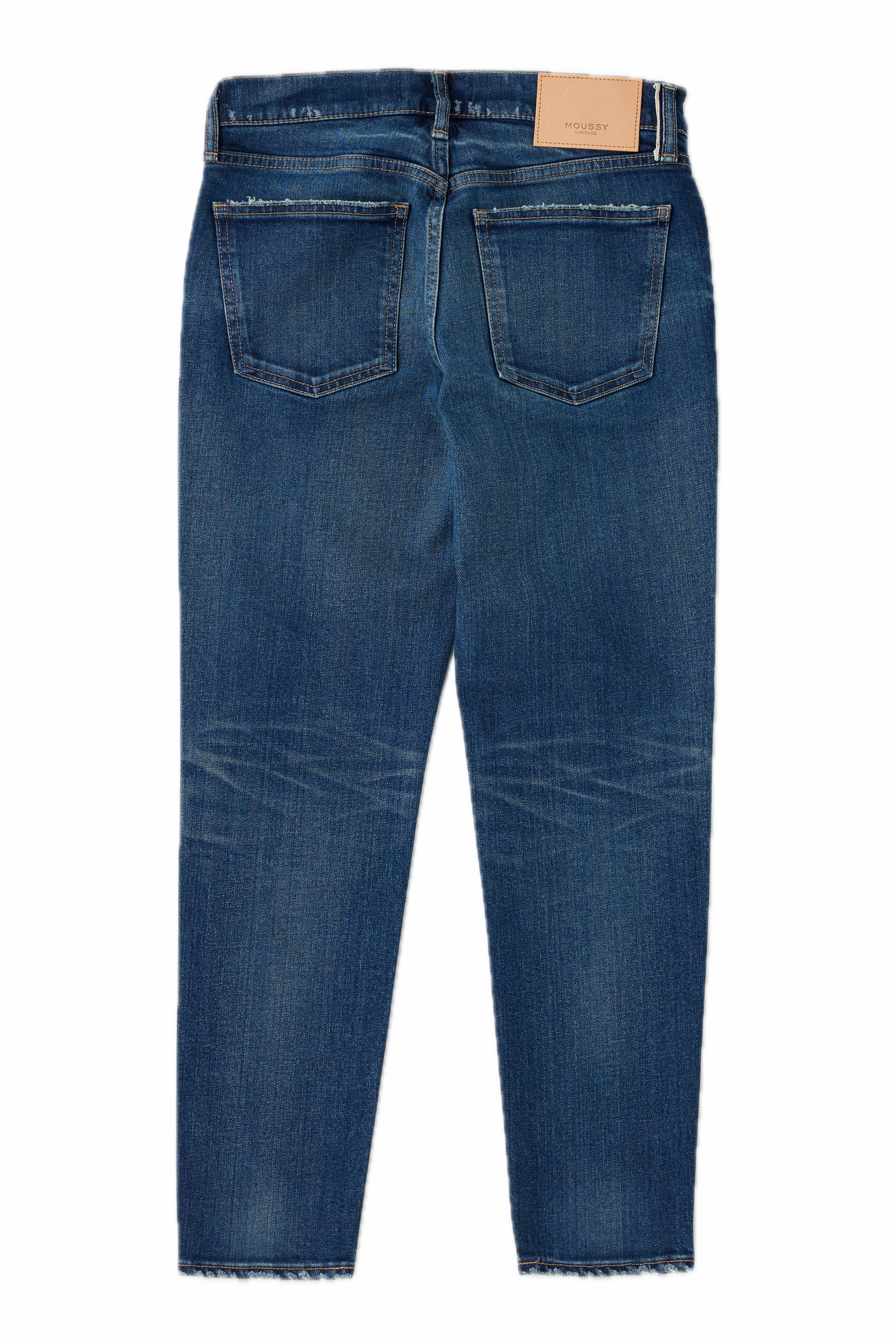Moussy Denim Pinecrest Skinny in Blue Relaxed Waist