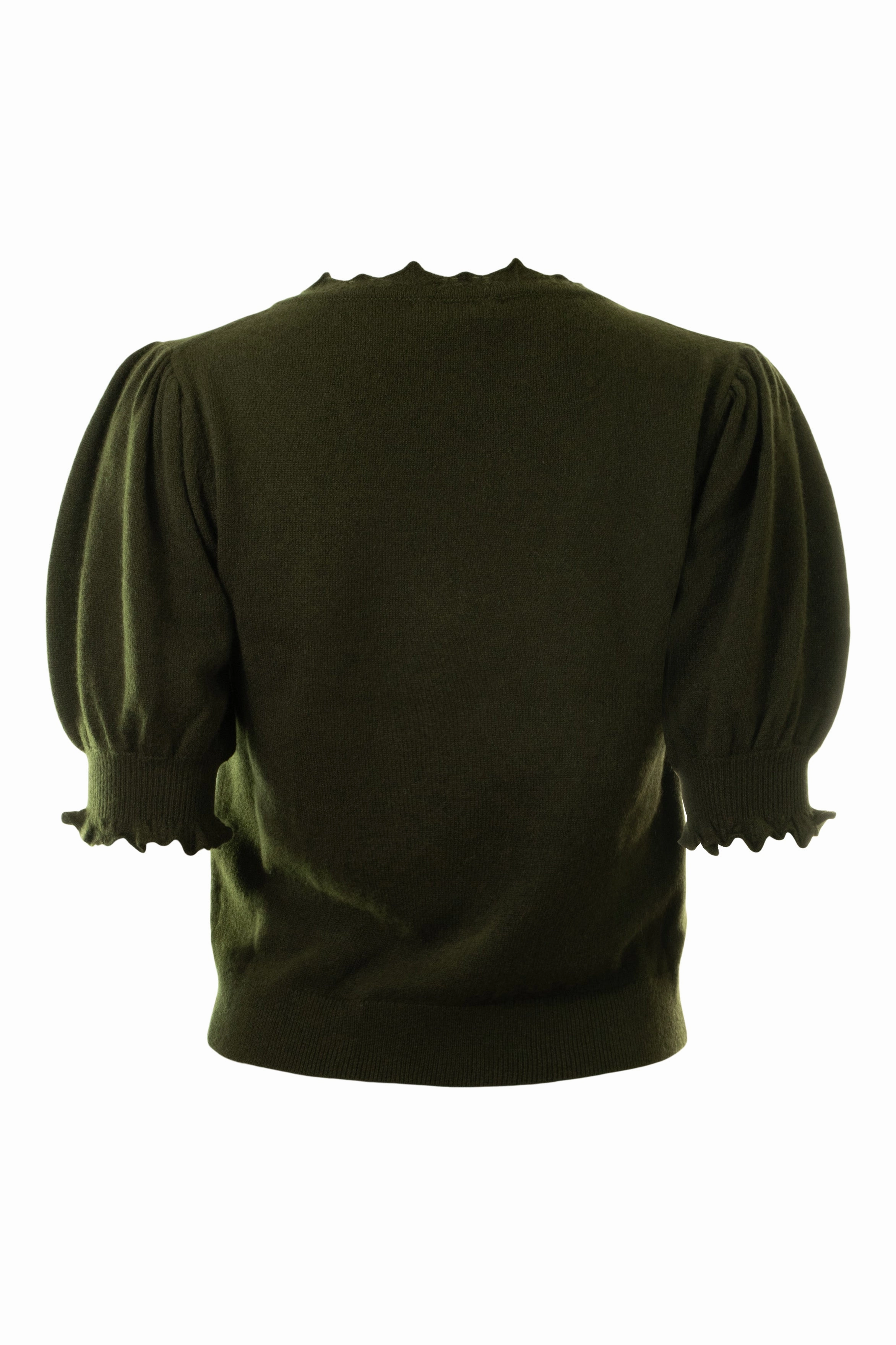 Snuggle Wear Winter Styling Ulla Johnson Polline Top in Hunter