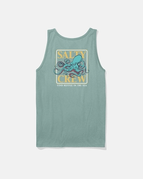 Breezy Design Subtle Details Ink Slinger Tank - Mackerel