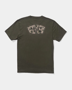 Filler Up Ss Tee - Dusty Olive Minimalist fashion