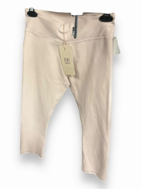 ReflectiveTrimDetails Outdoor Apparel Athletic Leggings By Fabletics In Pink, Size: S