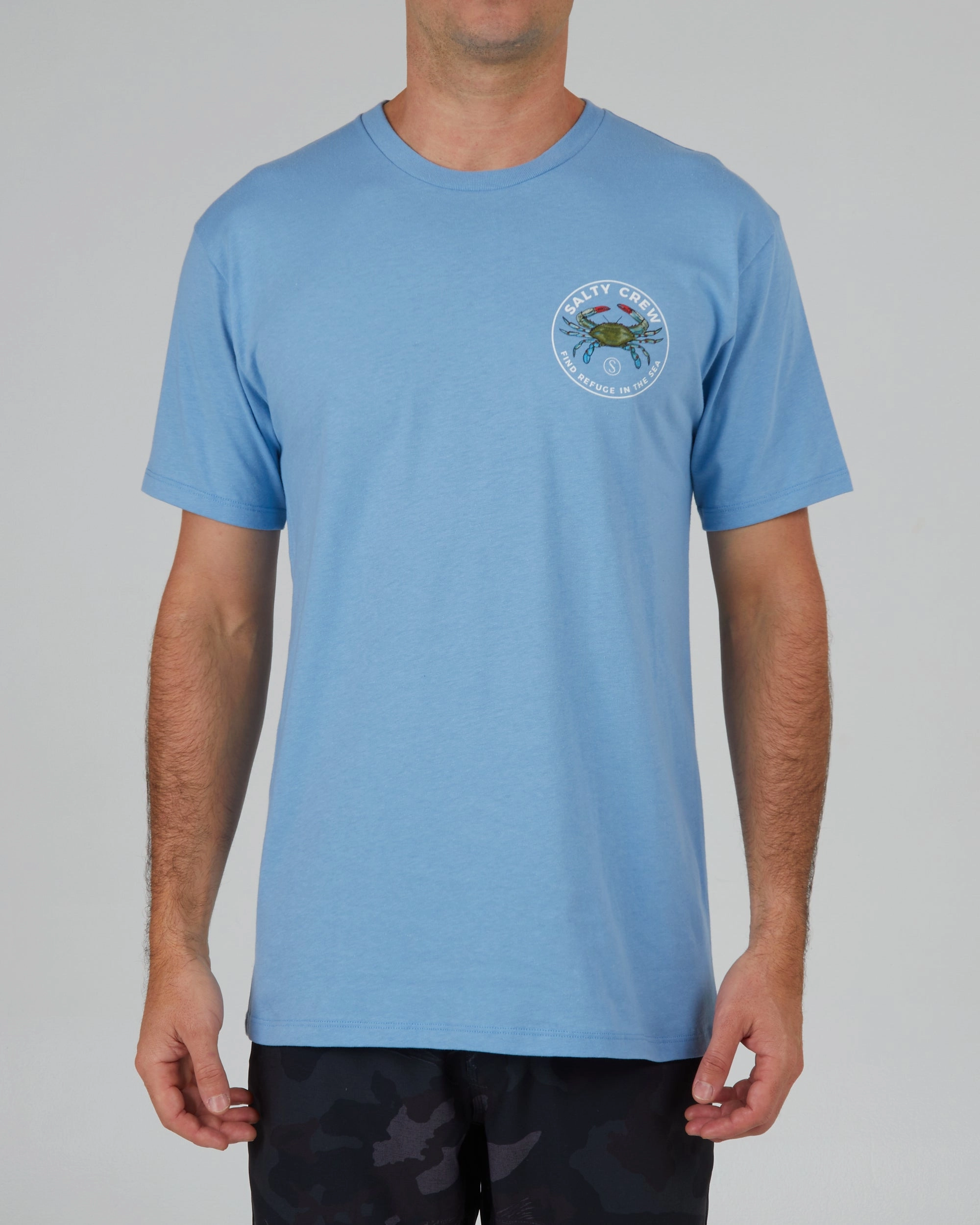 Blue Crabber Premium S/S Tee - Marine Blue Casual Comfort Wear