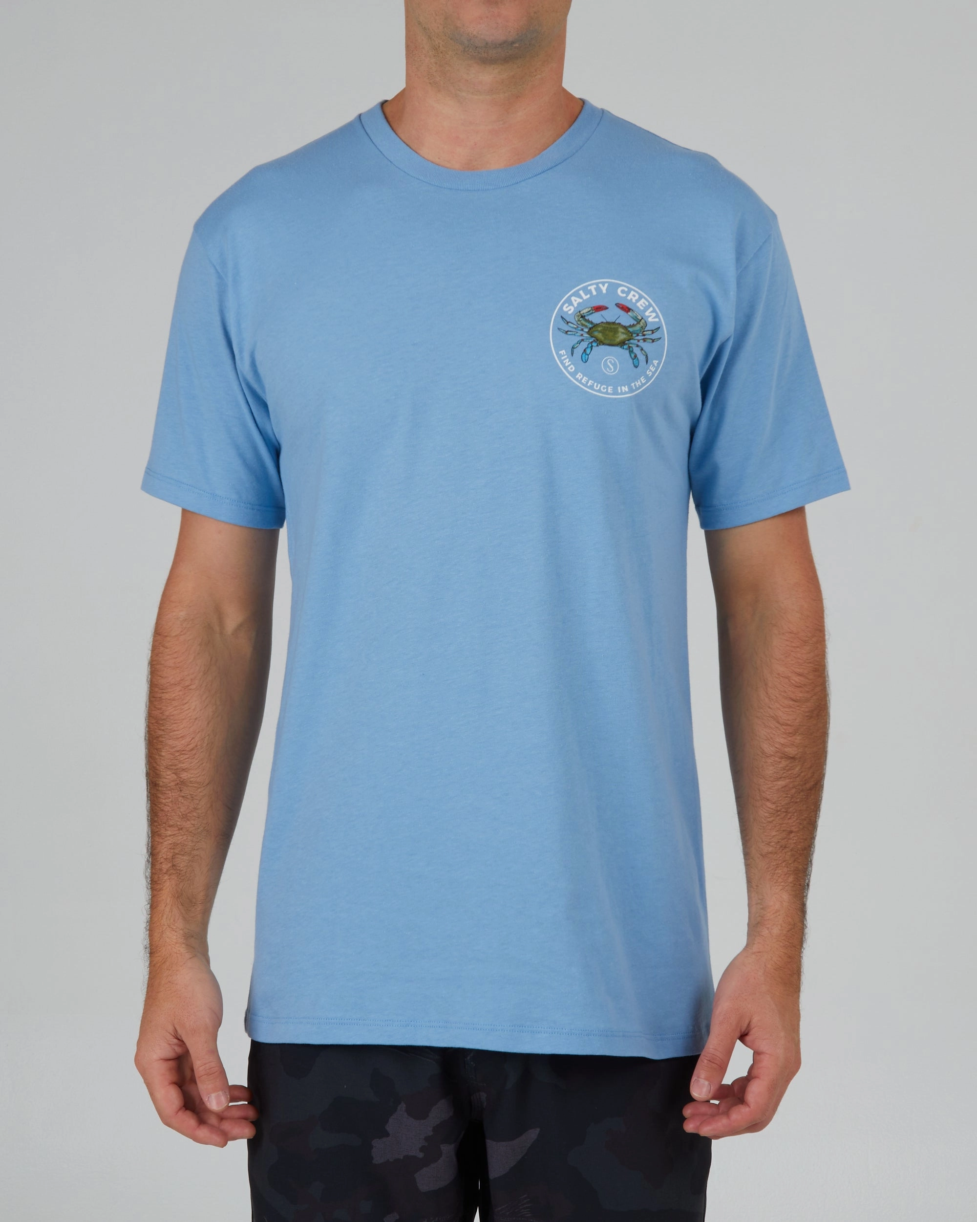 Blue Crabber Premium S/S Tee - Marine Blue Everyday apparel