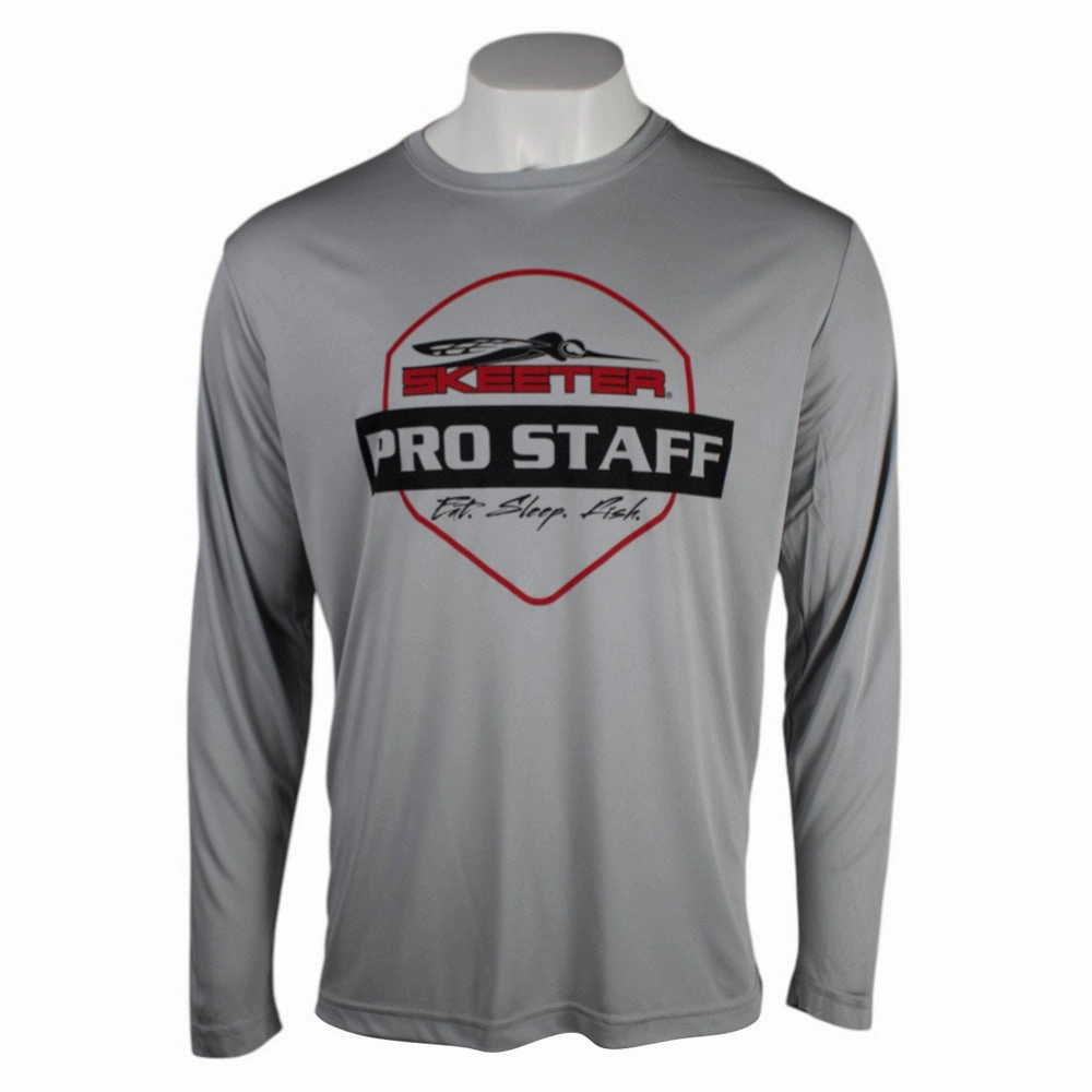 Classic Comfort Skeeter Pro Staff Badge Silver Performance Long Sleeve