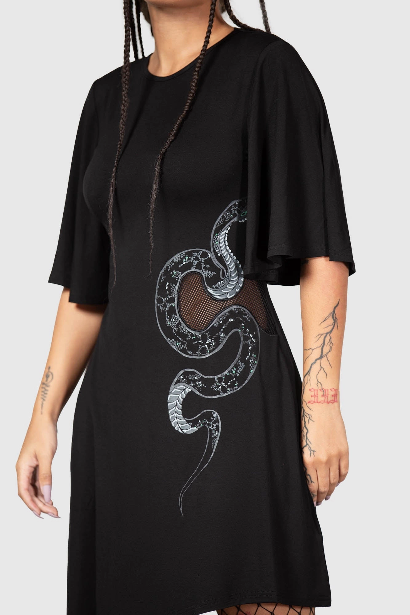 Jewel-Tone Satin Grace Maple Asymmetric Dress